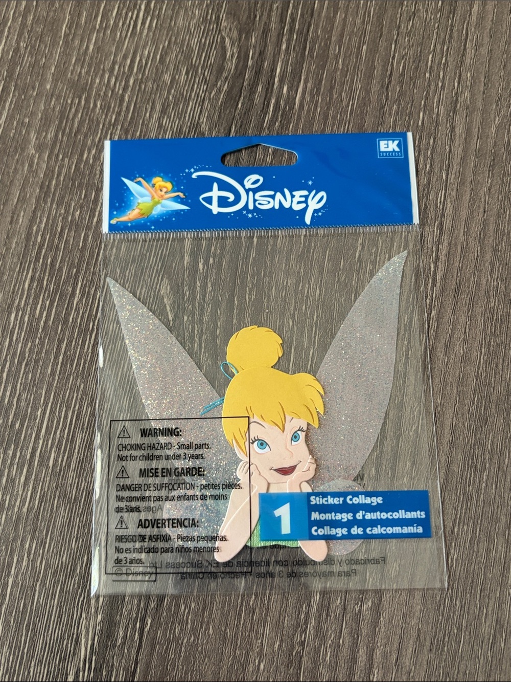 ❤️$9 EK Success Jolee's Boutique Disney Tinker Bell Silhouette